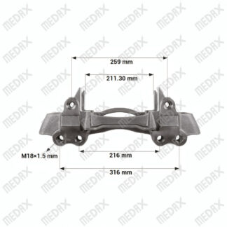 Caliper Carrier - 22.5"