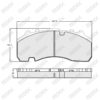 Brake Pad Set W: 247.4 mm, H: 109.2 mm, T: 30 mm — image 1