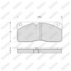 Brake Pad Set W: 175.4 mm, H: 78 mm, T: 22 mm — image 1