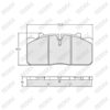 Brake Pad Set W: 175.5 mm, H: 85.5 mm, T: 26 mm — image 1
