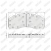 Brake Pad Set W: 210.5 mm, H: 93 mm, T: 30 mm — image 1