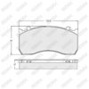Brake Pad Set W: 173.6 mm, H: 84 mm, T: 27 mm — image 1