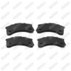 Brake Pad Set W: 205.7 mm, H: 110 mm, T: 25 mm