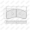 Brake Pad Set W: 210 mm, H: 102.2 mm, T: 29.2 mm — image 1
