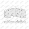Brake Pad Set W: 210.5 mm, H: 93 mm, T: 30 mm — image 1