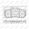 Brake Pad Set W: 249.4 mm, H: 118 mm, T: 30 mm — image 1