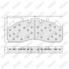 Brake Pad Set W: 249.4 mm, H: 109.5 mm, T: 29 mm — image 1