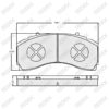 Brake Pad Set W: 244.1 mm, H: 113.9 mm, T: 30 mm — image 1