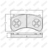 Brake Pad Set W: 207.5 mm, H: 113.9 mm, T: 30 mm — image 1